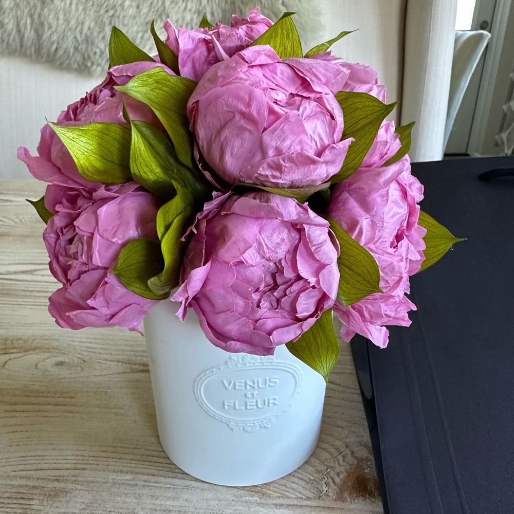 Venus Et Fleur Pink Peony Floral Arrangement